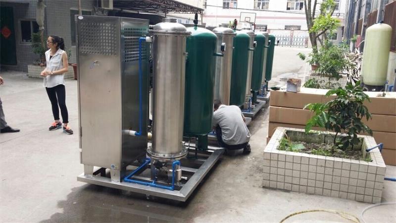 臭氧發(fā)生器，500克氧氣源臭氧發(fā)生器牛仔洗滌現(xiàn)場(chǎng)視頻